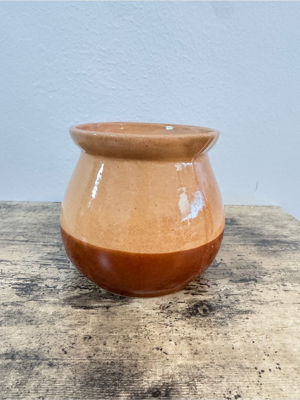 Cabimar Stoneware | Two-Tone Tan & Brown Glazed Ceramic Jug - Picture 3 of 9